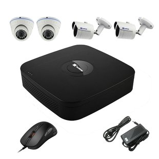 EvoVizion N9 IP-2DOME-M-2OUT-130 Комплект відеоспостереження на 4 камери