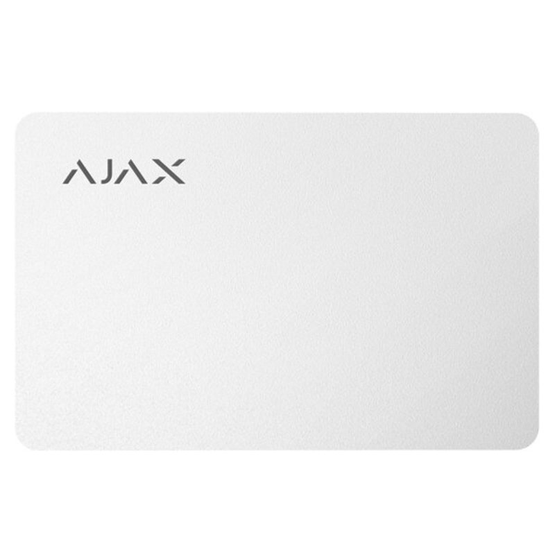Ajax Pass white (3 штуки) карта для пропуска системы охраны Ajax