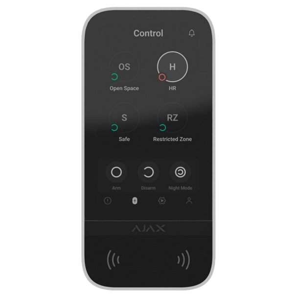 Ajax KeyPad TouchScreen (8EU) white Клавіатура