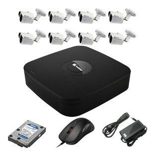 EvoVizion N9 IP-8OUT-240 HDD 1 Тб Комплект відеоспостереження на 8 камер
