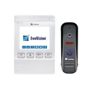 EvoVizion VP-432 White + DP-04 Комплект домофона