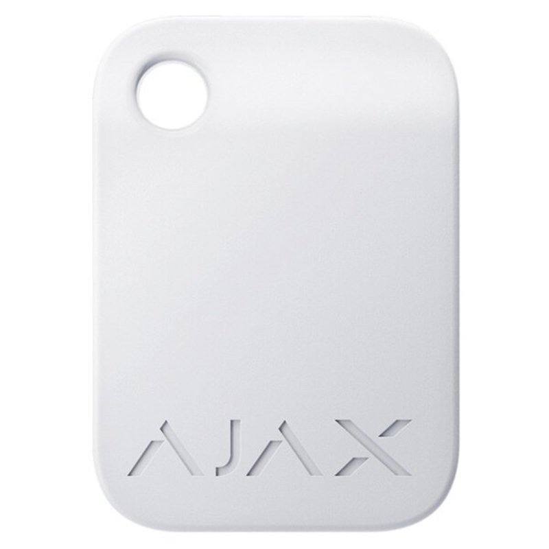 Ajax Tag white (10 штук) Брелок для пропуска системы охраны Ajax