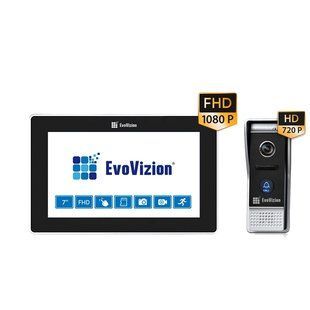 EvoVizion VP-715FHD Black (Wi-Fi) + DP-05AHD Комплект домофона