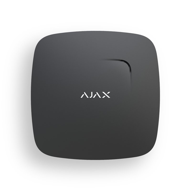 Ajax FireProtect Black Plus Бездротовий датчик диму