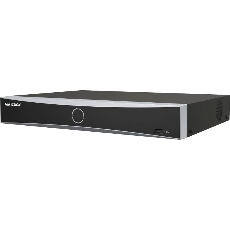 DS-7604NXI-K1/4P(D) 4-канальный PoE 1U AcuSense Видеорегистратор Hikvision