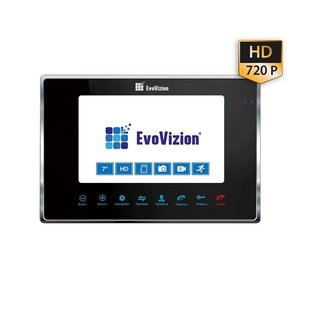 EvoVizion VP-706AHD Black Відеодомофон