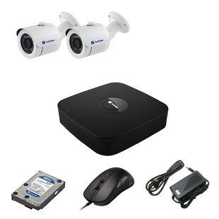 EvoVizion 2OUT-100 + HDD 1 Тб Комплект відеоспостереження на 2 камери