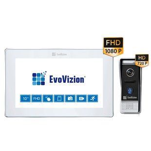 EvoVizion VP-1015FHD White (Wi-Fi) + DP-05AHD Комплект домофона
