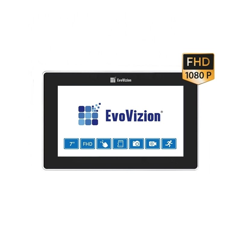 EvoVizion VP-715FHD Black (Wi-Fi) Відеодомофон сенсорний