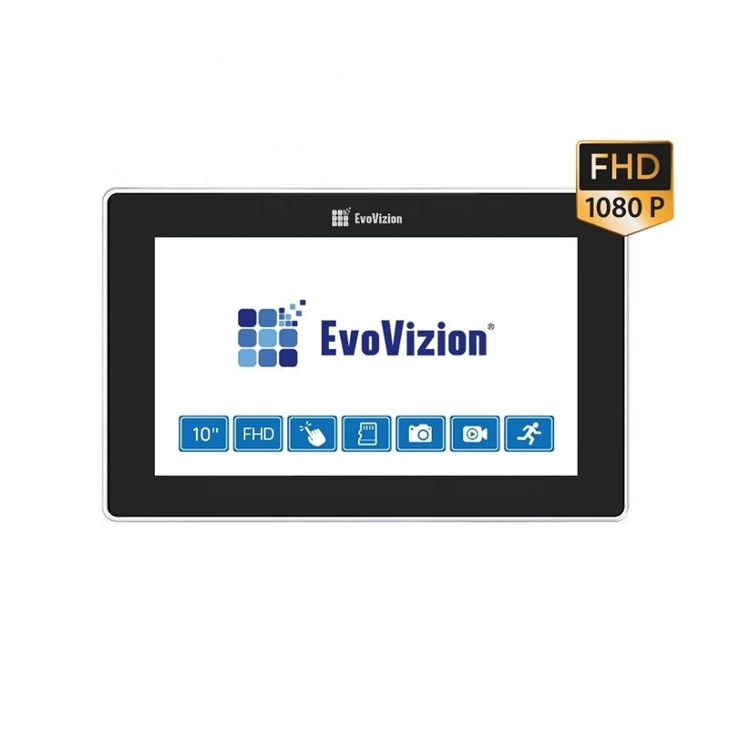 EvoVizion VP-1015FHD Black (Wi-Fi) Відеодомофон сенсорний