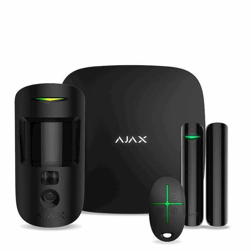 Ajax StarterKit Cam Black Комплект бездротової сигналізації
