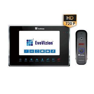 EvoVizion VP-706AHD Black + DP-04 Комплект домофона