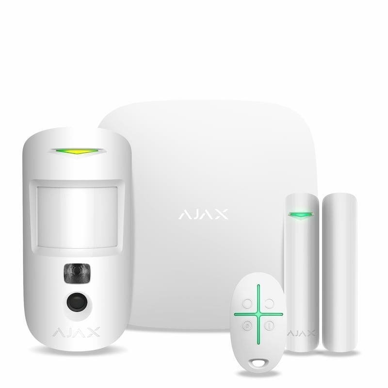 Ajax StarterKit Cam Plus White Комплект охоронної сигналізації