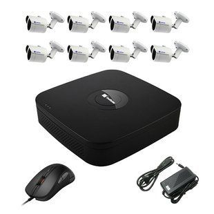 EvoVizion N9 IP-8OUT-130 Комплект відеоспостереження на 8 камер