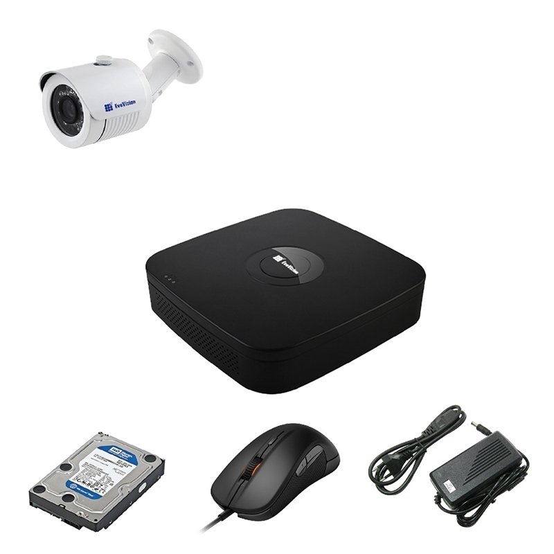 EvoVizion 1OUT-240-LITE + HDD 1 Тб Комплект видеонаблюдения на 1 камеру