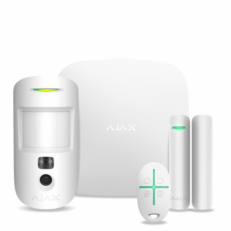Ajax StarterKit Cam White Комплект беспроводной сигнализации