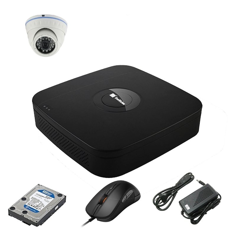 EvoVizion N9 IP-1DOME-M-130 + HDD 1 Тб Комплект відеоспостереження на 1 камеру