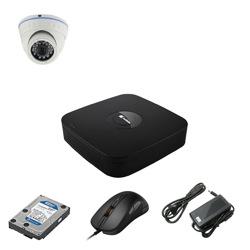EvoVizion 1DOME-M-100 + HDD 1 Тб Комплект видеонаблюдения на 1 камеру