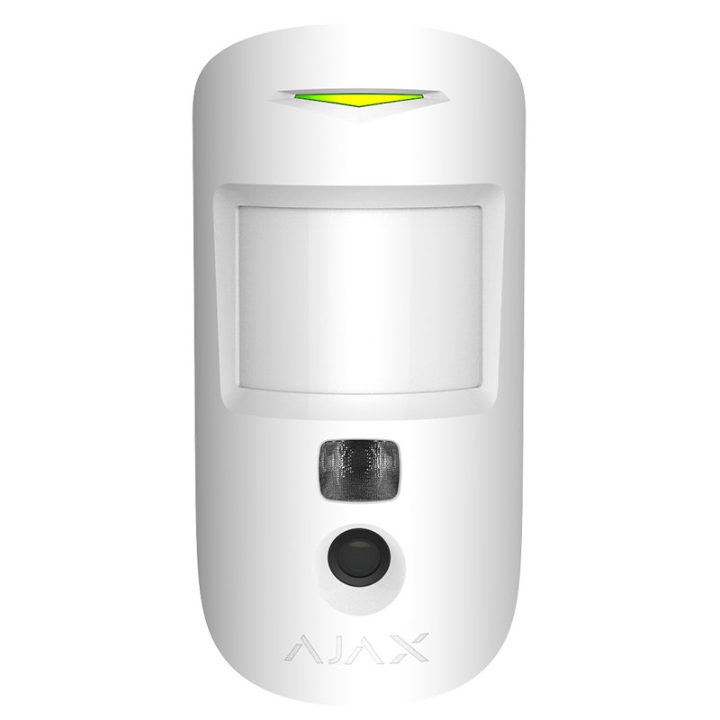 Ajax MotionCam (PhOD) White Беспроводной датчик движения с фотофиксацией