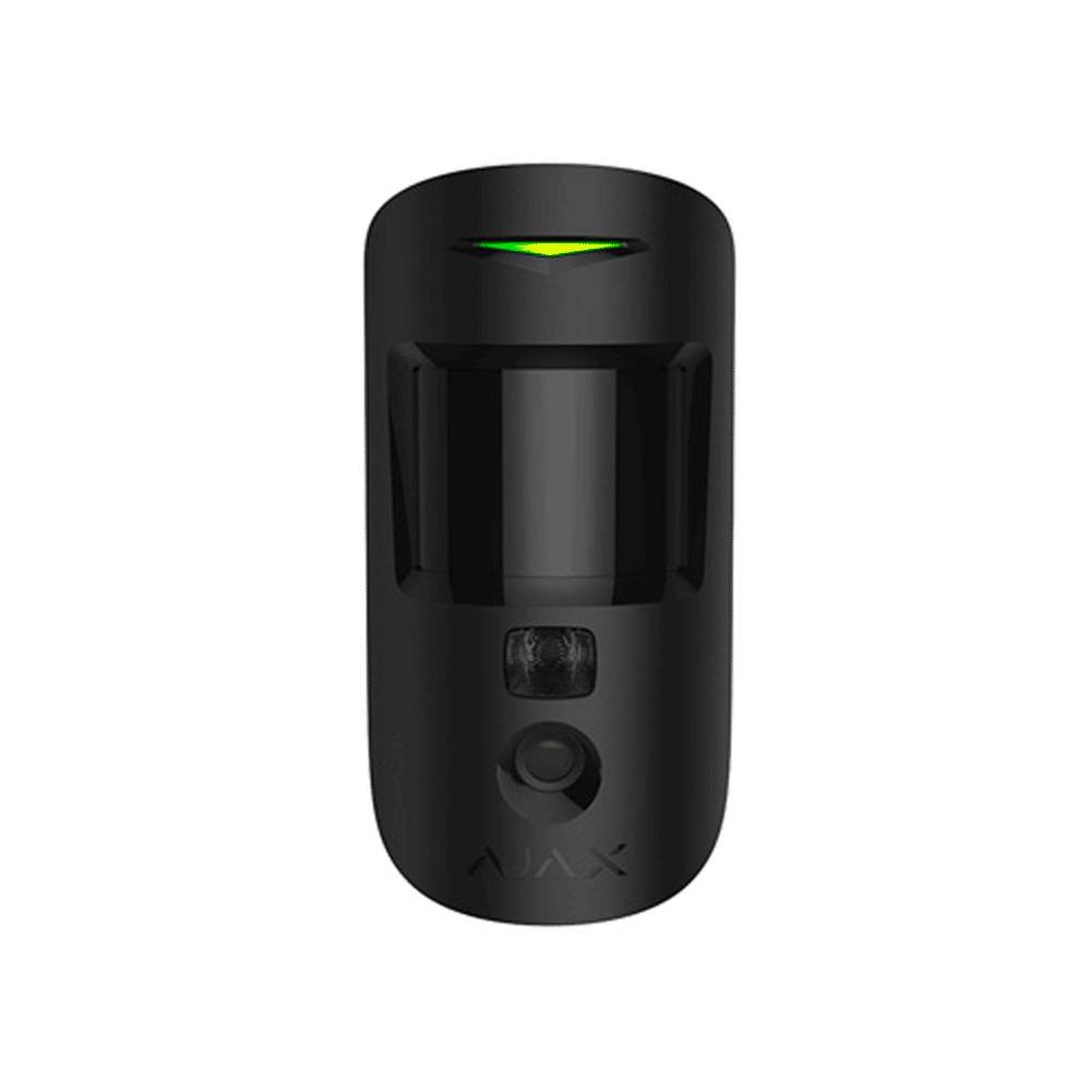Ajax MotionCam (PhOD) Black Бездротовий датчик руху з фотофіксацією