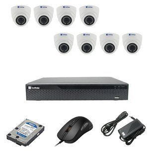 EvoVizion 8DOME-240-эконом + HDD 2 Тб Комплект видеонаблюдения на 8 камеры