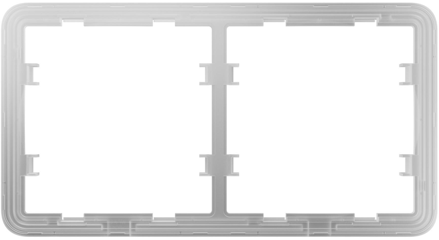 Ajax Frame (2 seats) [55] Рамка для двух выключателей