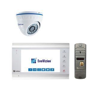 EvoVizion VP-701 White + DP-03 Silver cam Комплект домофону