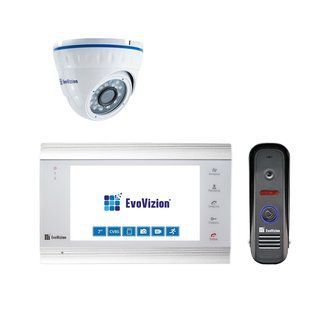 EvoVizion VP-701 White + DP-04 cam Комплект домофону