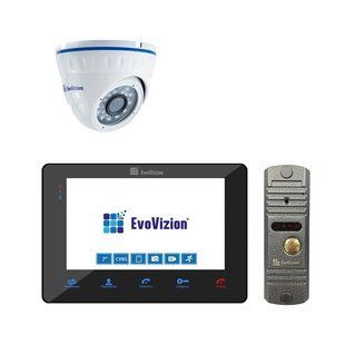 EvoVizion VP-705 Black + DP-03 Silver cam Комплект домофону