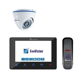 EvoVizion VP-705 Black + DP-04 cam Комплект домофону