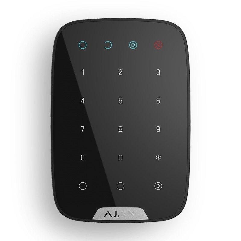 Ajax KeyPad EU Black Бездротова сенсорна клавіатура