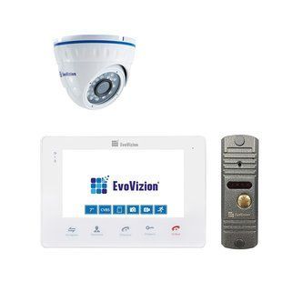EvoVizion VP-705 White + DP-03 Silver cam Комплект домофону