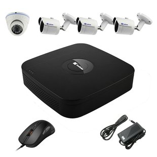 EvoVizion N9 IP-1DOME-M-3OUT-130 Комплект відеоспостереження на 4 камери