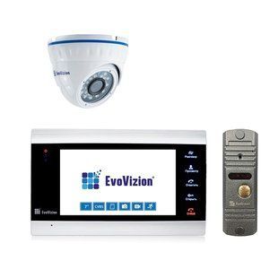 EvoVizion VP-701 + DP-03 Silver cam Комплект домофону