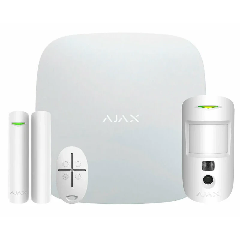 Ajax StarterKit Cam Plus HDR ECG (8EU) UA white Комплект