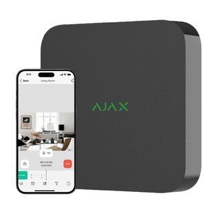 Ajax NVR (16ch) (8EU) black Відеореєстратор