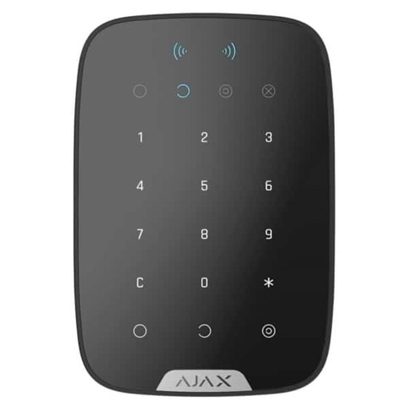 Ajax KeyPad Plus black Беспроводная сенсорная клавиатура