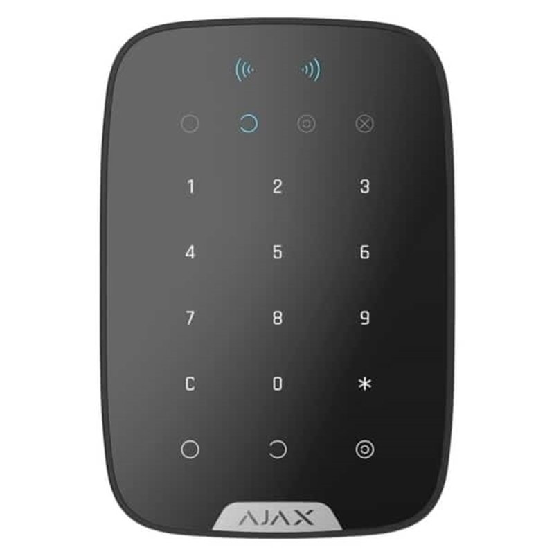 Ajax KeyPad Plus black Беспроводная сенсорная клавиатура