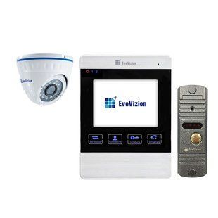 EvoVizion VP-432 + DP-03 Silver cam Комплект домофону