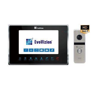 EvoVizion VP-706AHD Black + DP-06AHD Комплект домофона