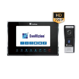 EvoVizion VP-706AHD Black + DP-05AHD Комплект домофону